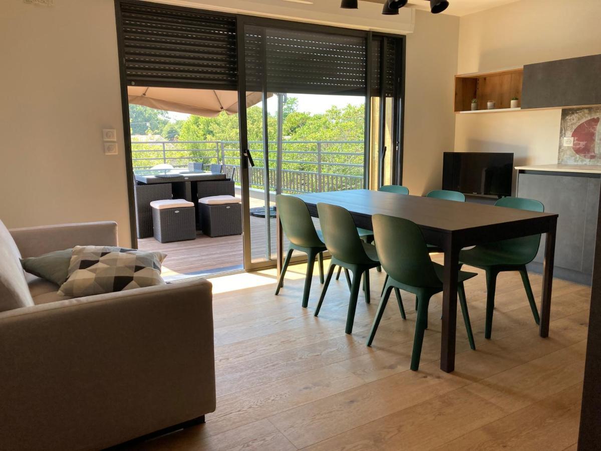 Au Coeur Du Bassin D'Arcachon,Tres Bel Appartement Avec Terrasse Audenge Luaran gambar